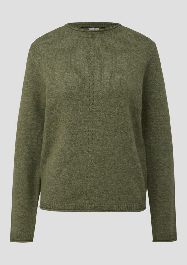 Melierter Pullover