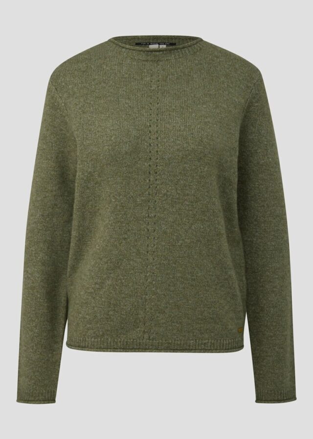 Melierter Pullover
