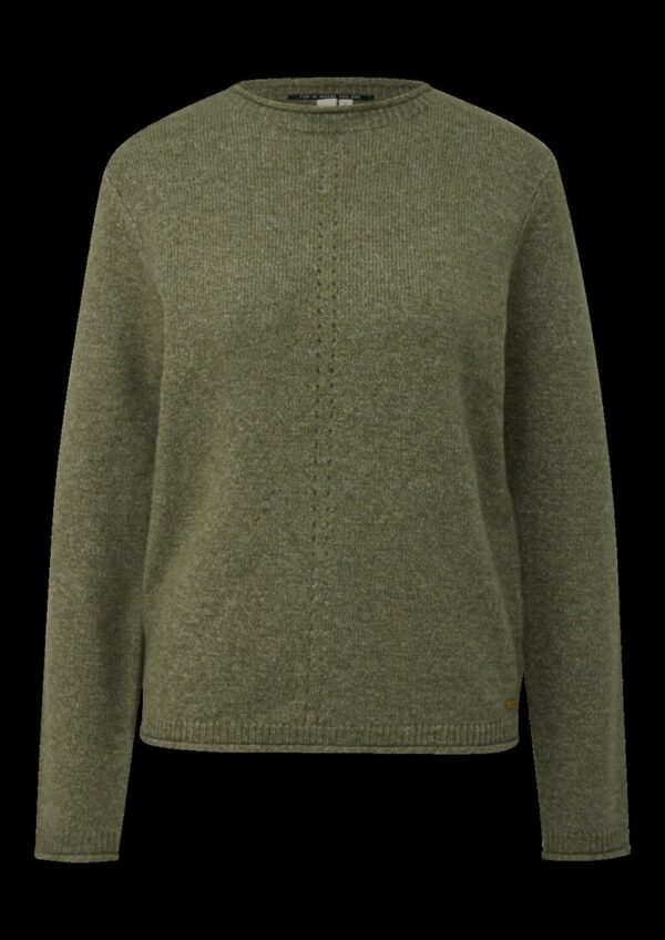 Melierter Pullover