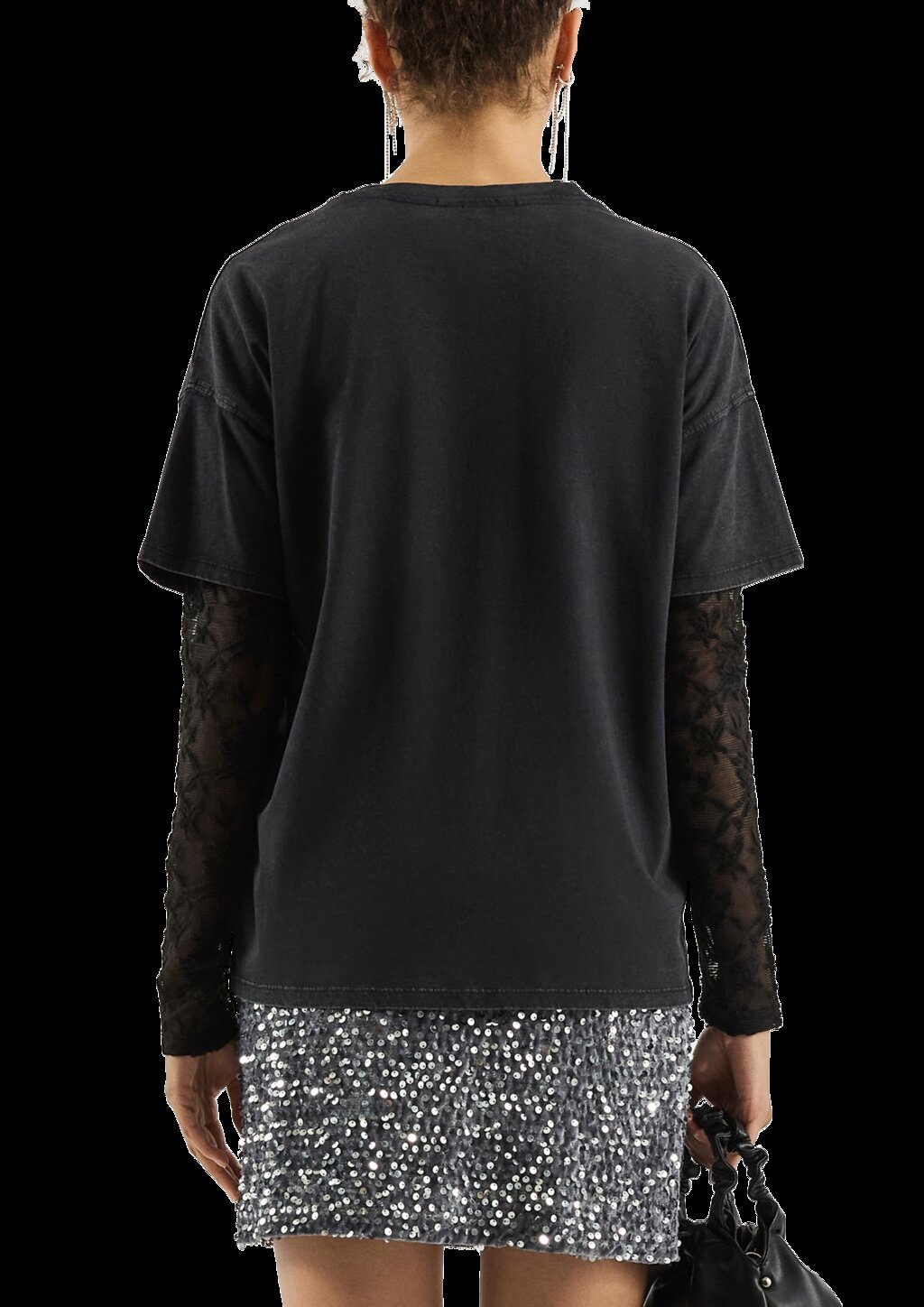 Gewaschenes Printshirt