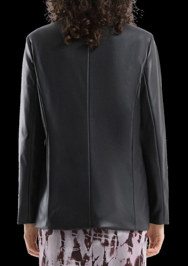 Blazer in Leder-Optik
