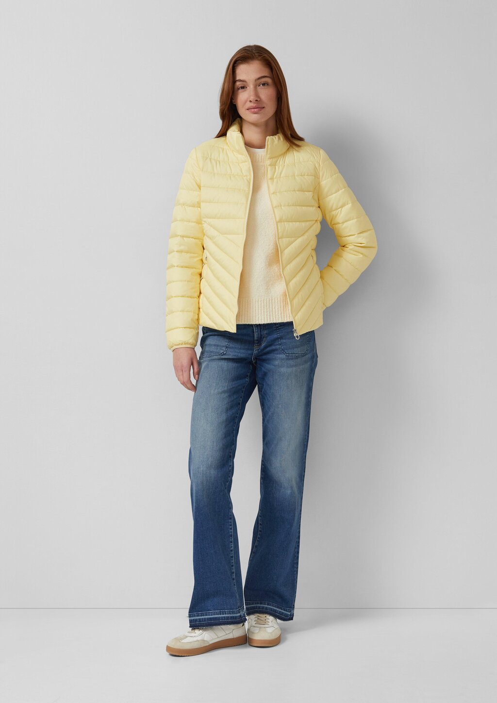 Leichte Steppjacke mit Packfunktion