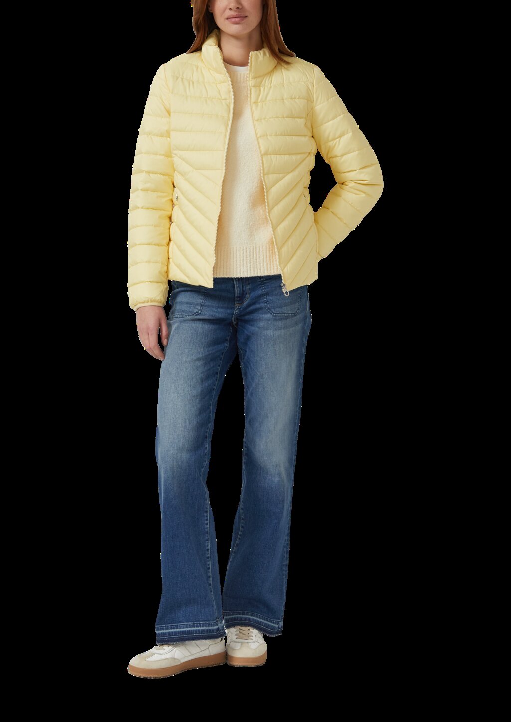 Leichte Steppjacke mit Packfunktion