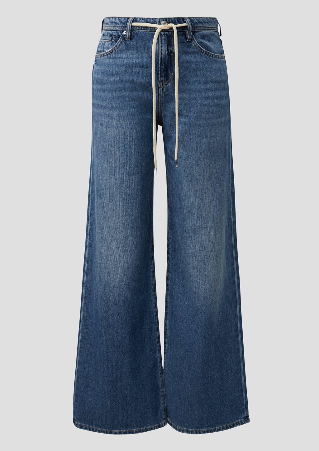 Jeans Suri / Regular Fit / High Rise / Wide Leg / mit Bindedetail