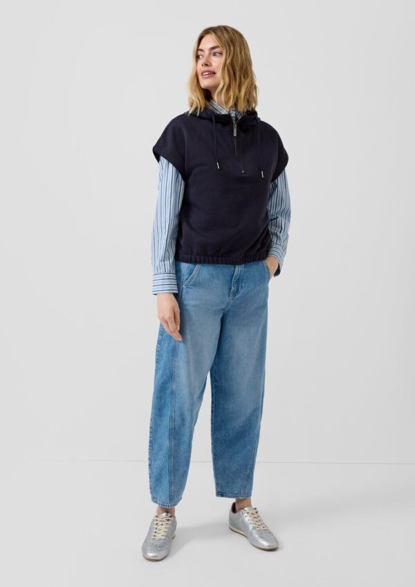 Ankle-Jeans / Relaxed Fit / High Rise / Barrel Leg