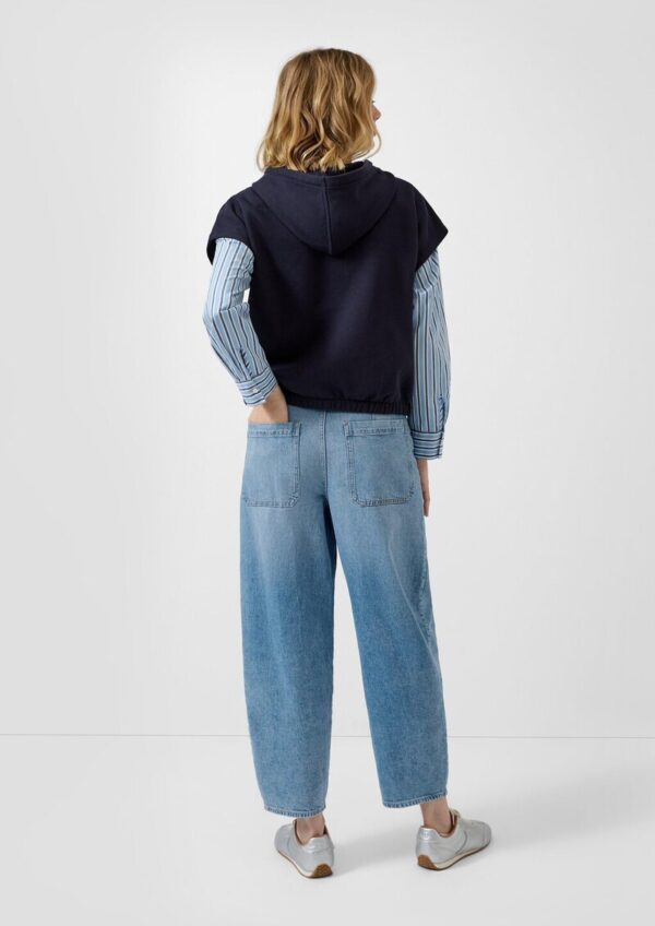 Ankle-Jeans / Relaxed Fit / High Rise / Barrel Leg