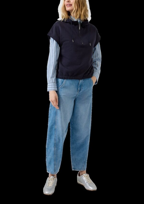 Ankle-Jeans / Relaxed Fit / High Rise / Barrel Leg