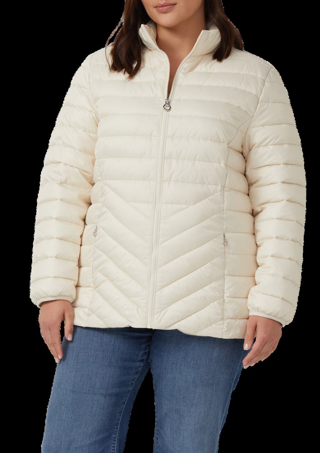 Leichte Steppjacke mit Stehkragen