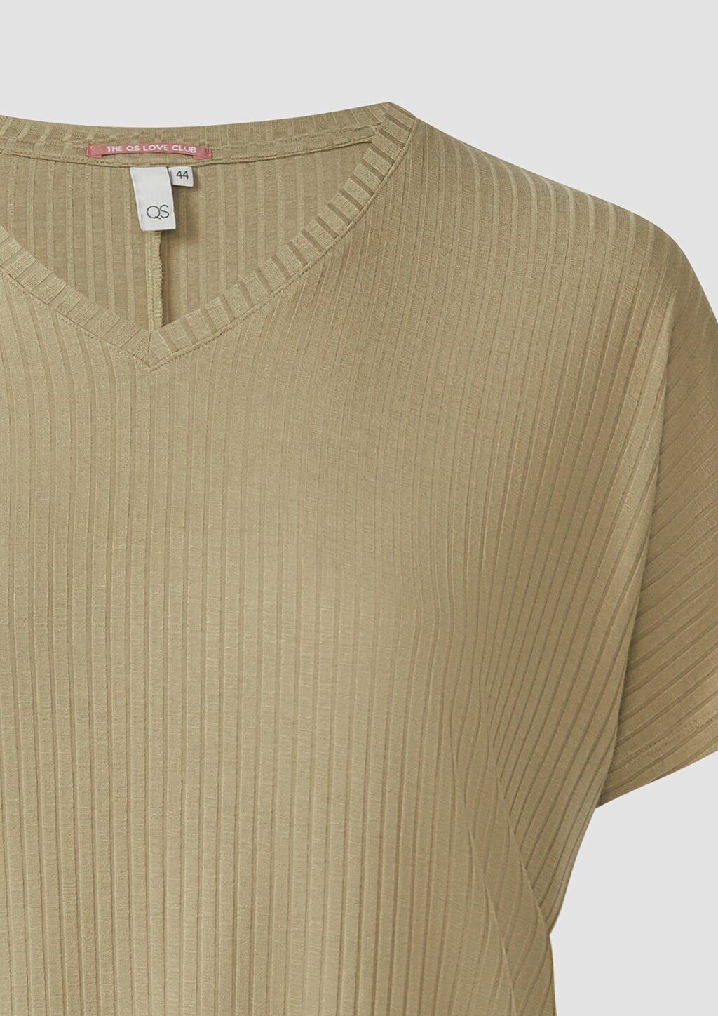 Oversize-Shirt mit Rippstruktur