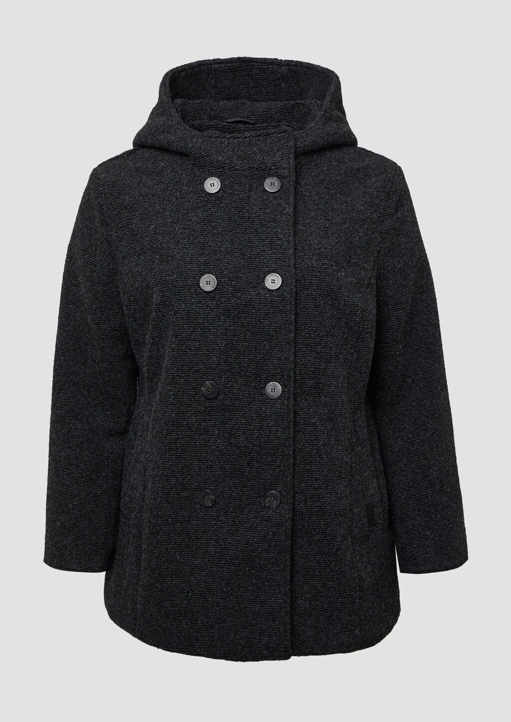 Kurzmantel in Wolloptik