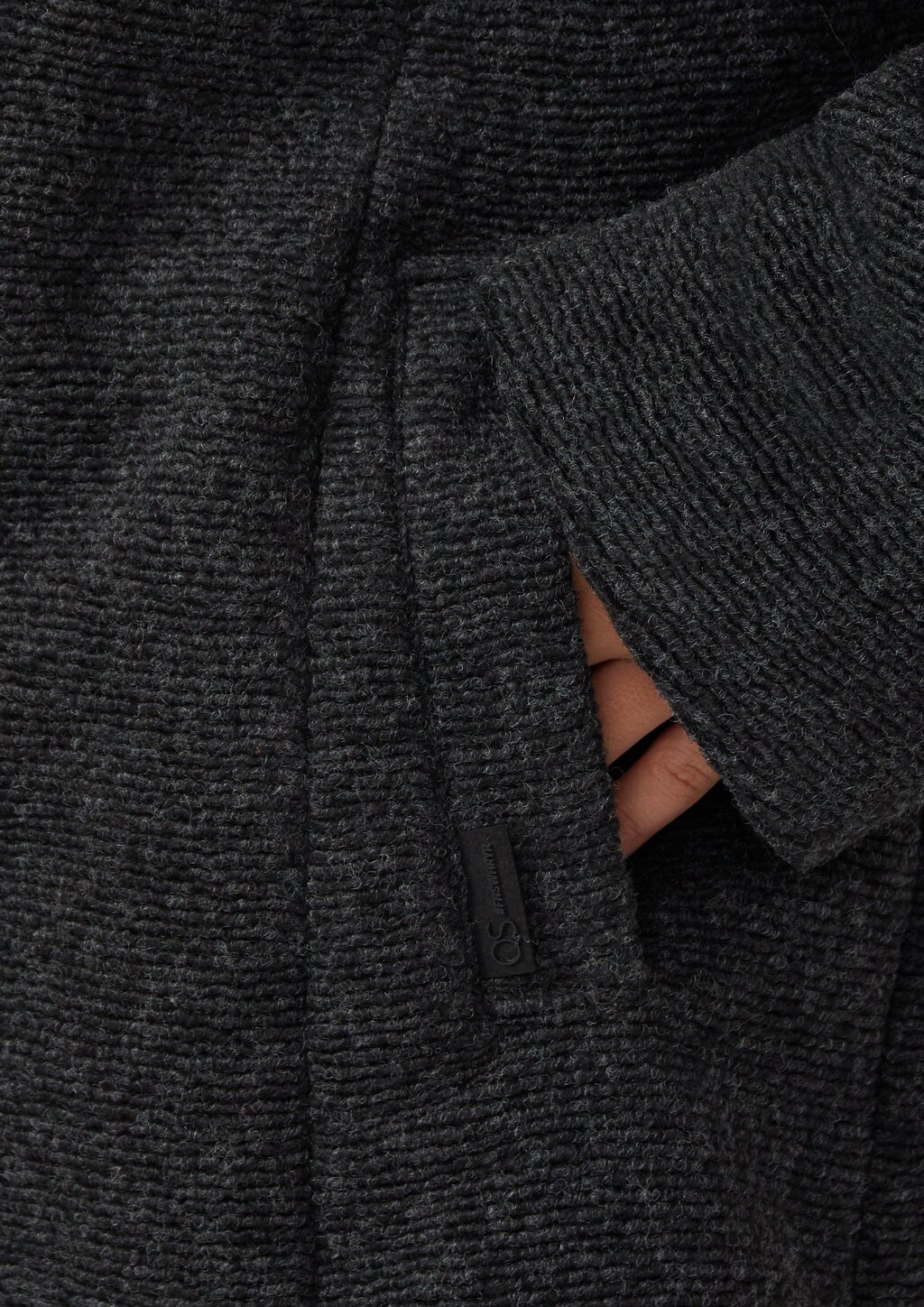 Kurzmantel in Wolloptik