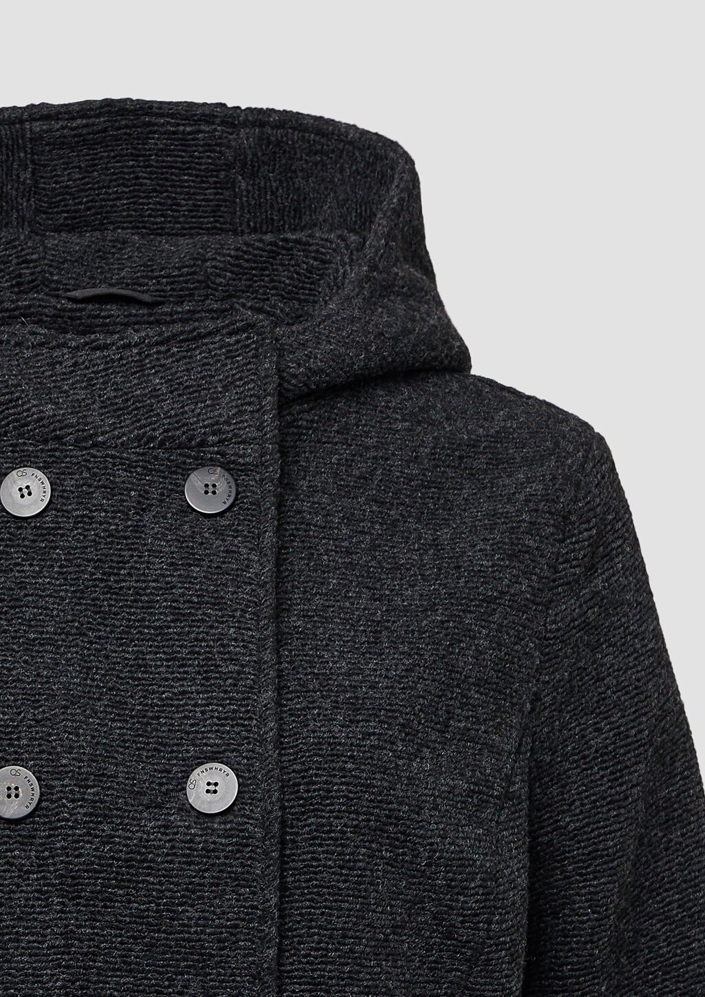 Kurzmantel in Wolloptik