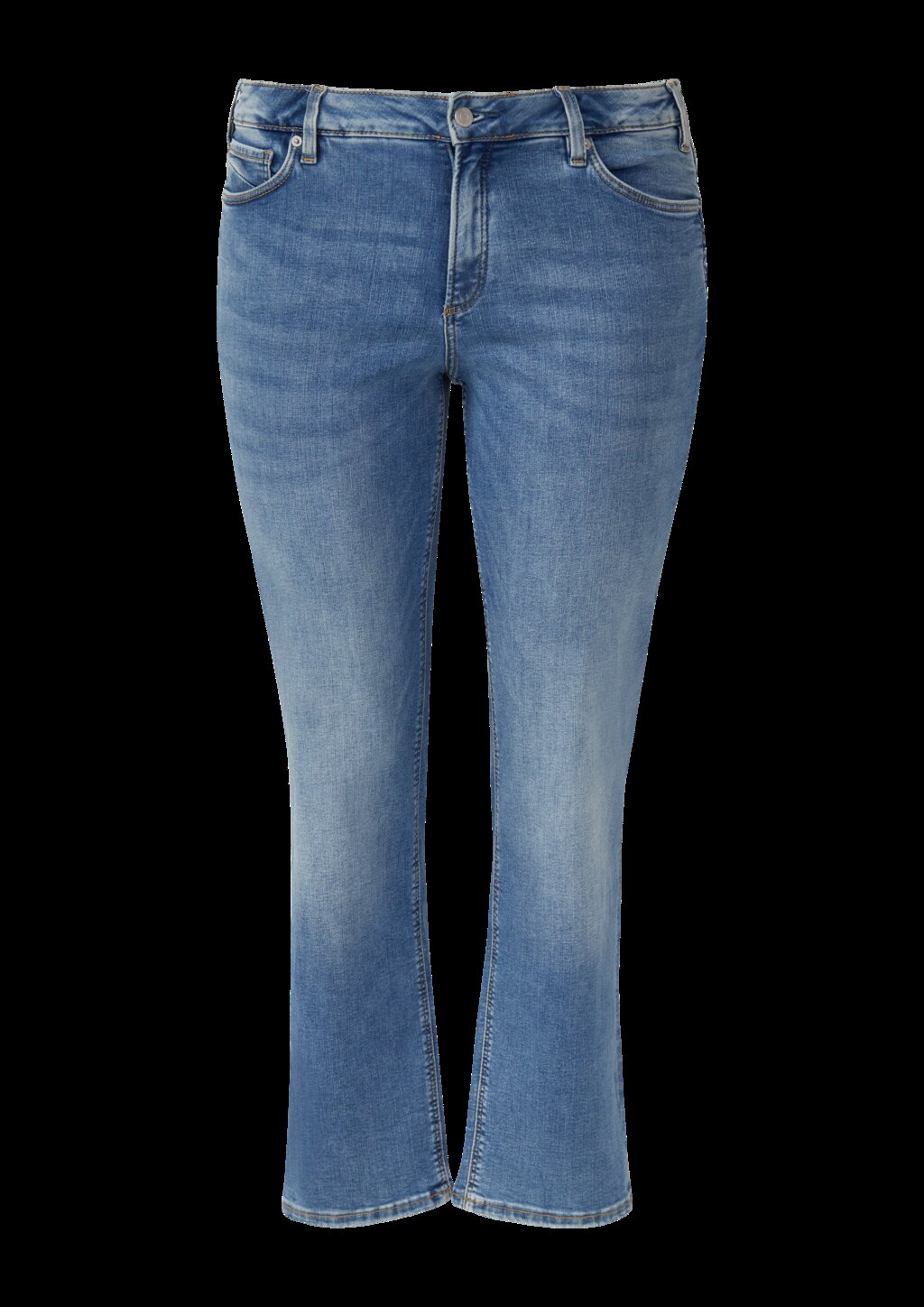 Jeans / Slim Fit / Mid Rise / Straight Leg