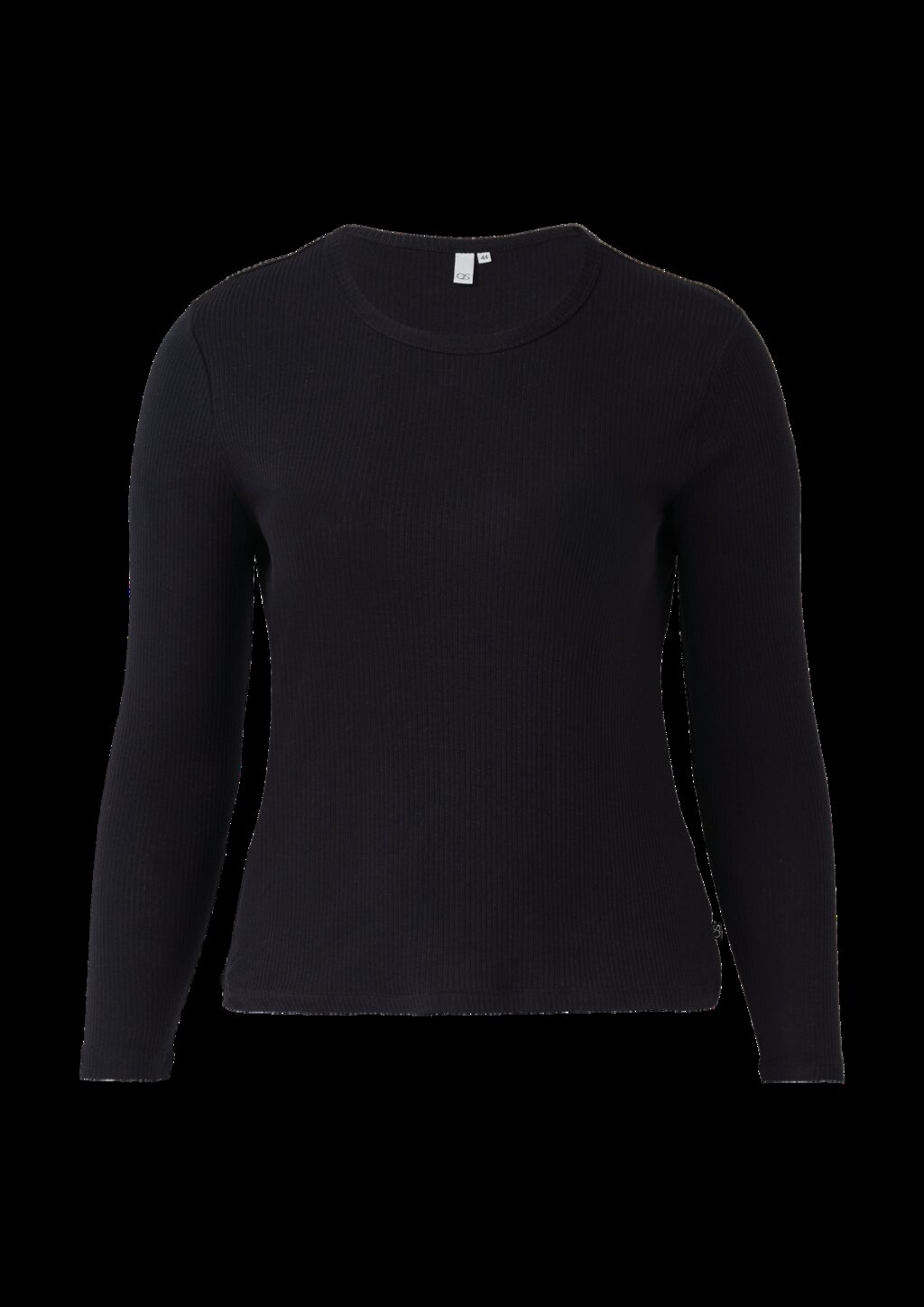 Geripptes Longsleeve im Slim Fit