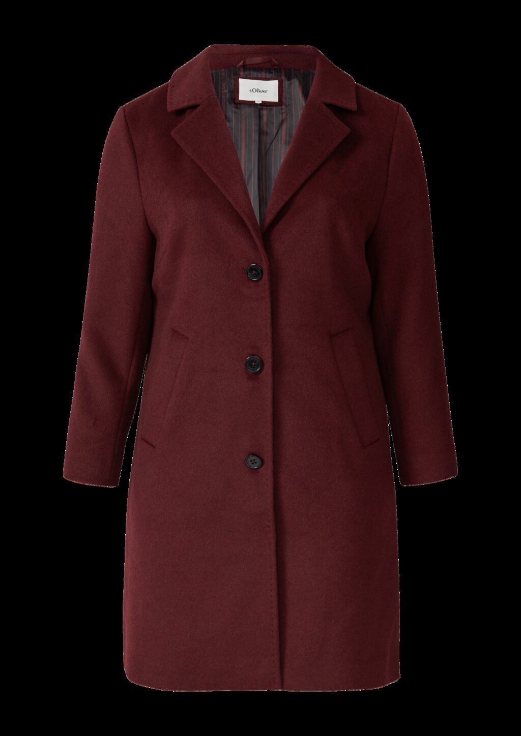 Woll-Mix Mantel mit Reverskragen