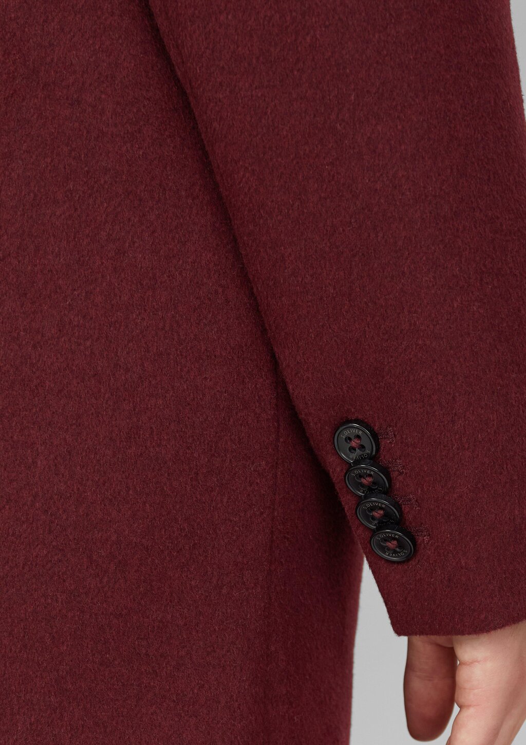 Woll-Mix Mantel mit Reverskragen