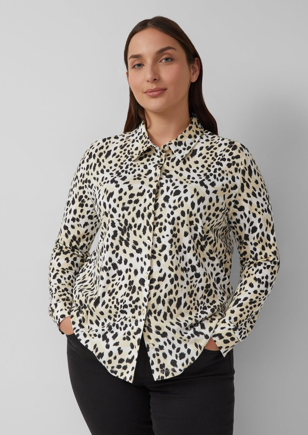 Elastische Jerseybluse