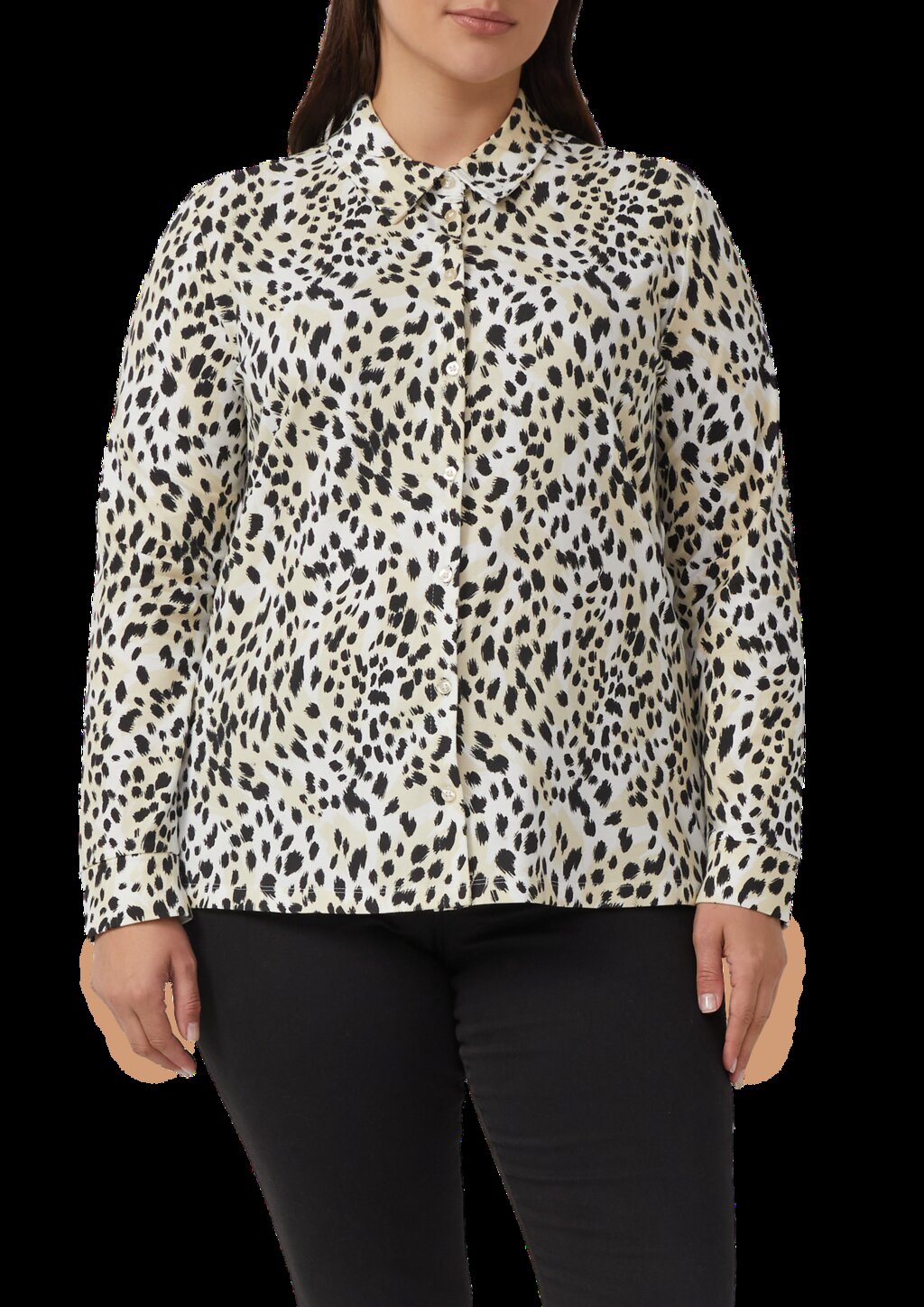 Elastische Jerseybluse