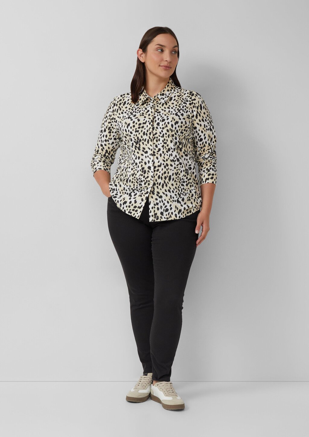 Elastische Jerseybluse