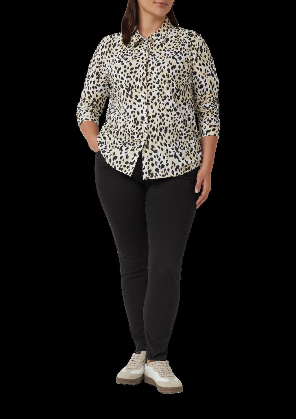 Elastische Jerseybluse