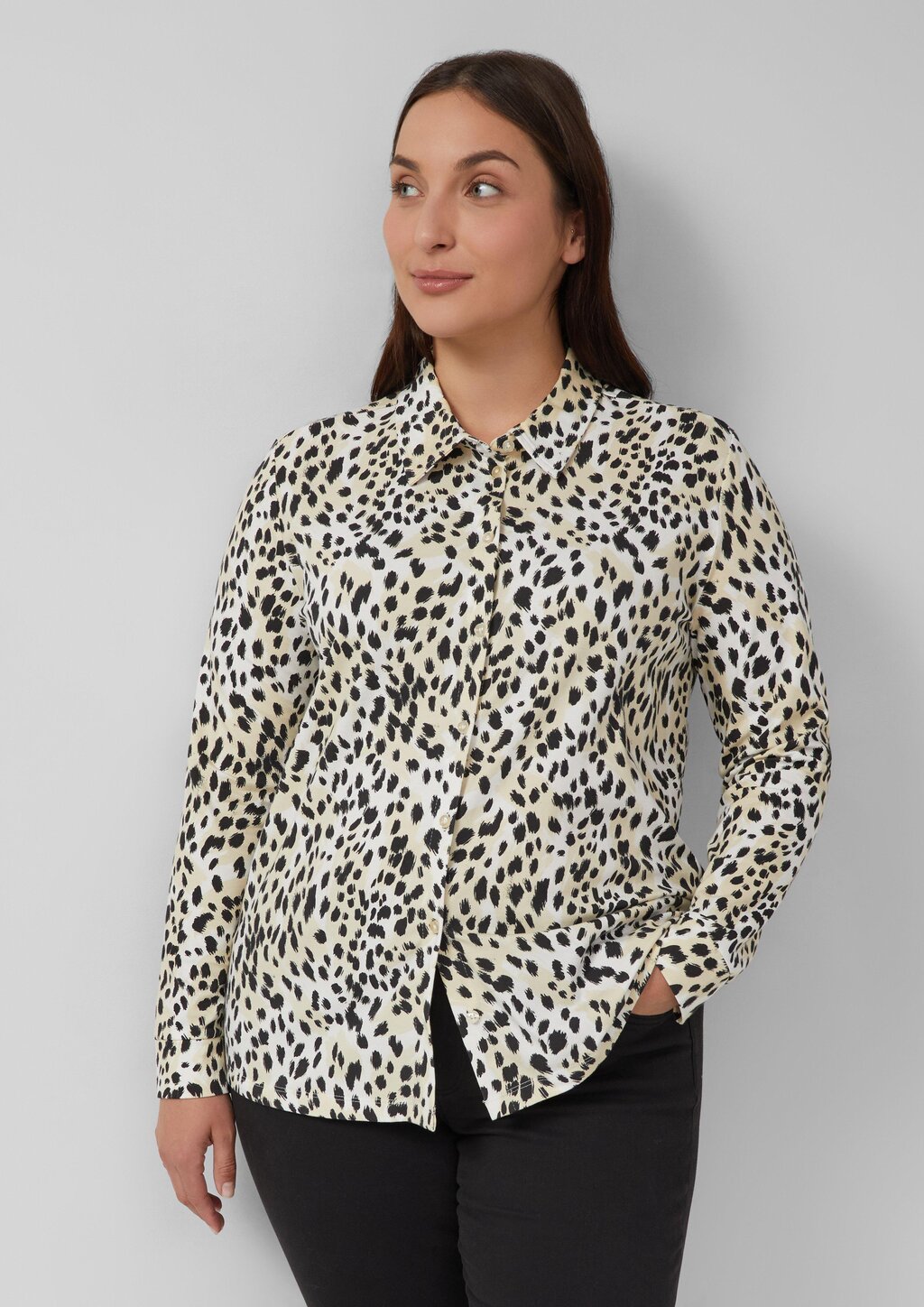 Elastische Jerseybluse