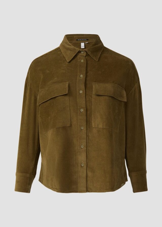 Bluse aus Baumwollcord