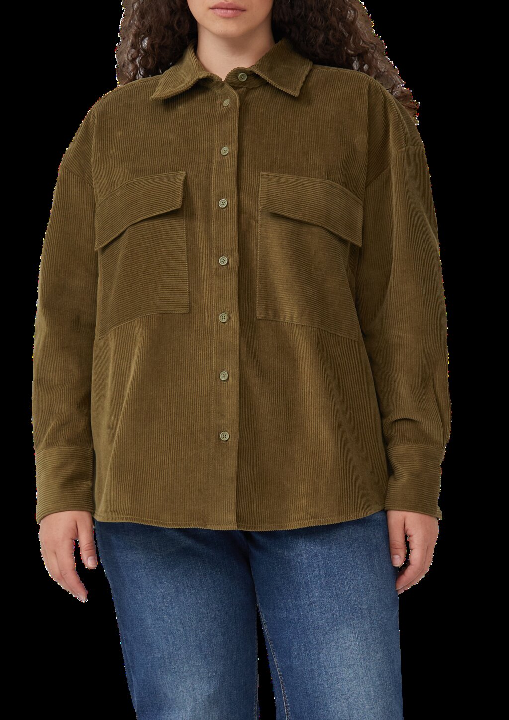 Bluse aus Baumwollcord