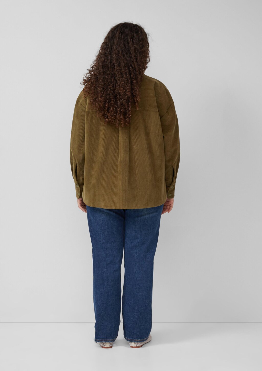 Bluse aus Baumwollcord