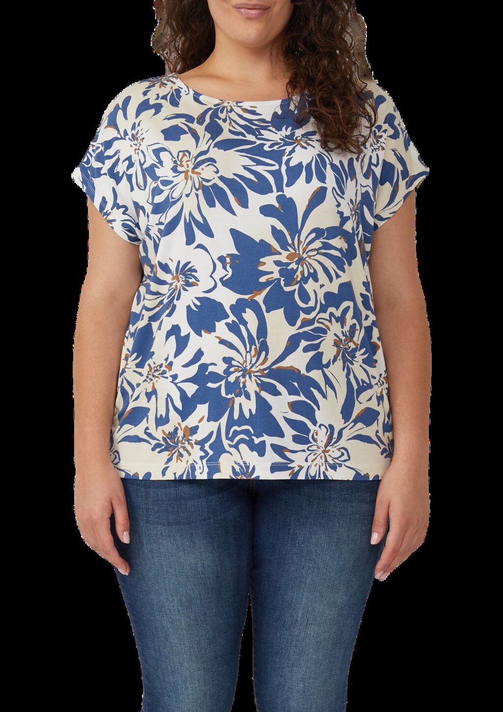 Ärmelloses T-Shirt im Relaxed Fit mit All-over-Muster