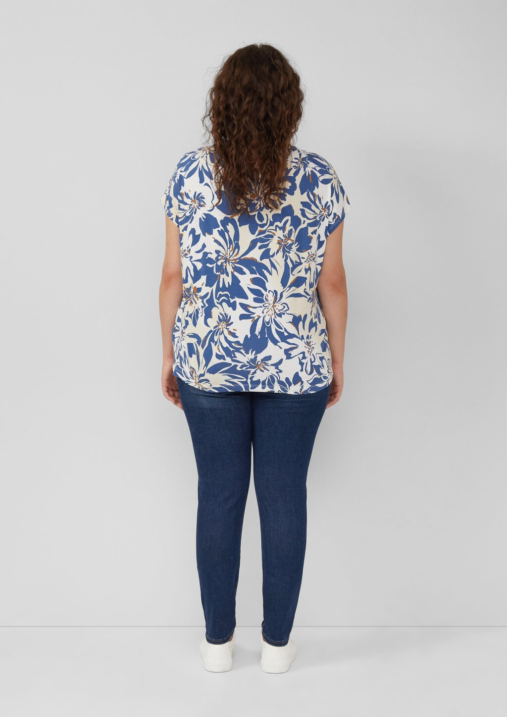 Ärmelloses T-Shirt im Relaxed Fit mit All-over-Muster