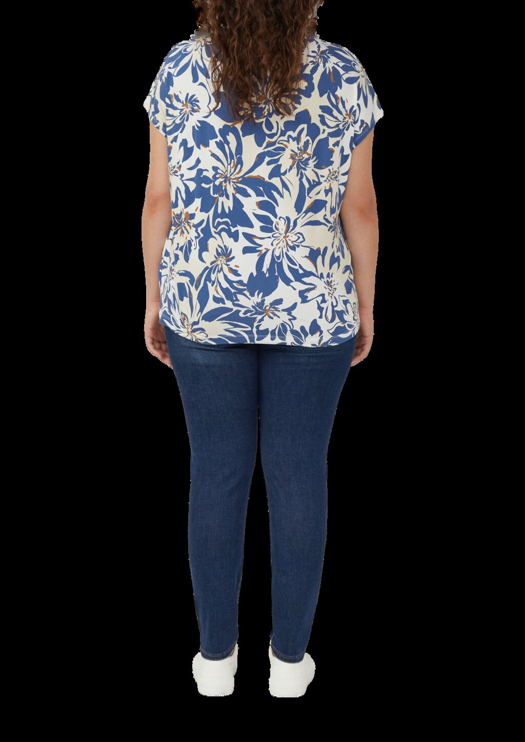 Ärmelloses T-Shirt im Relaxed Fit mit All-over-Muster