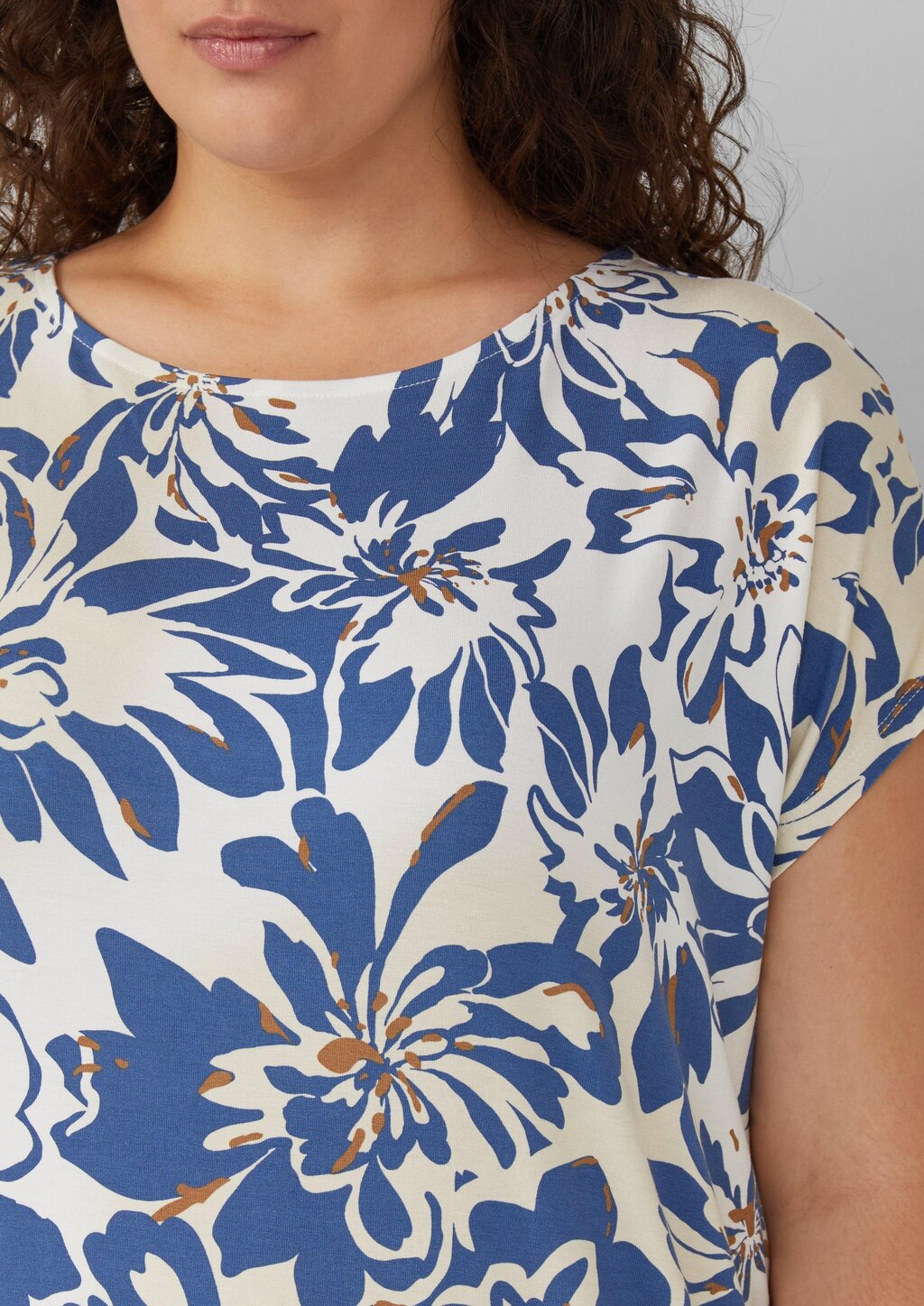 Ärmelloses T-Shirt im Relaxed Fit mit All-over-Muster