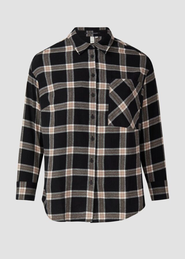 Bluse aus Baumwollflanell