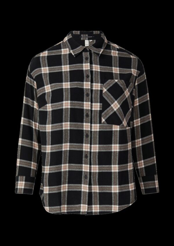 Bluse aus Baumwollflanell