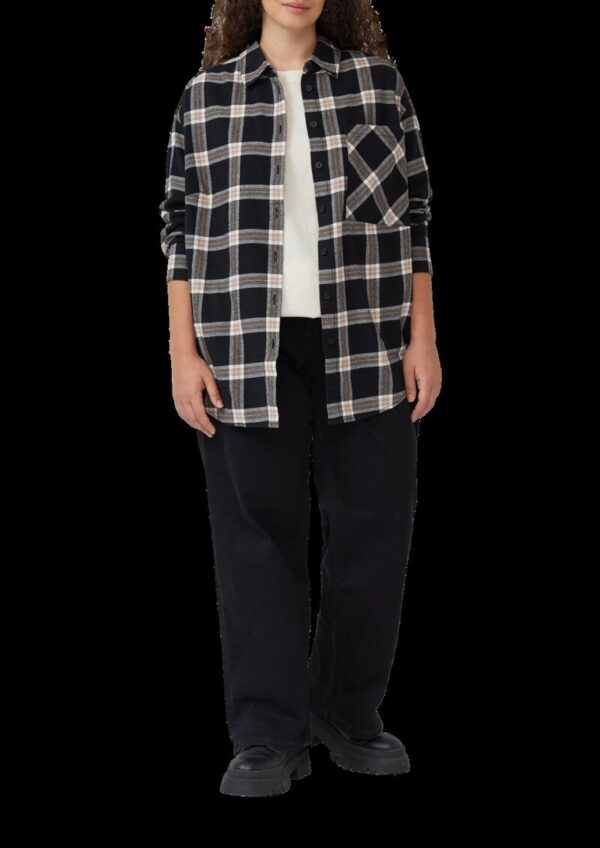 Bluse aus Baumwollflanell