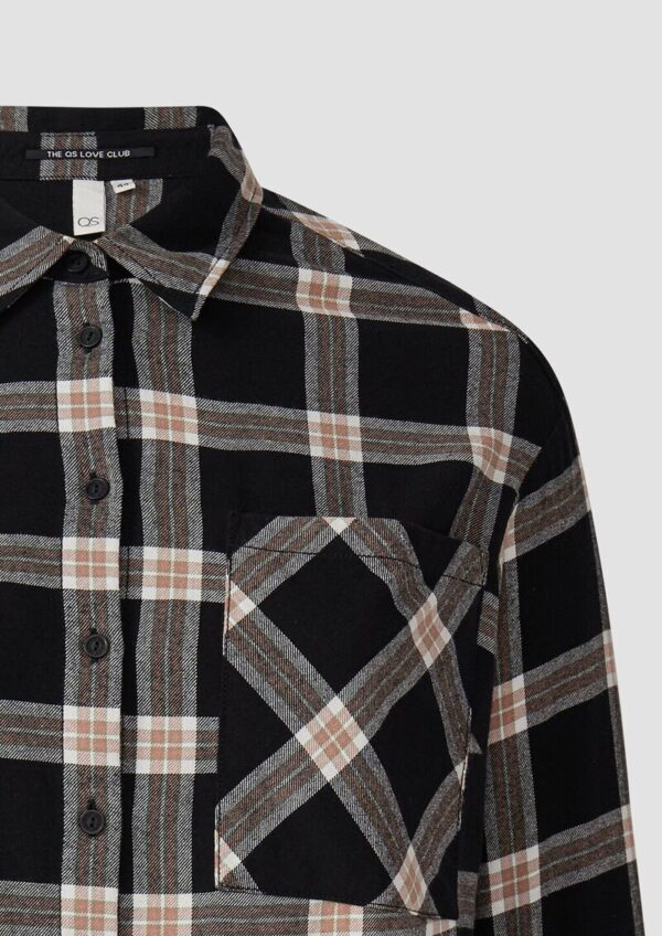 Bluse aus Baumwollflanell