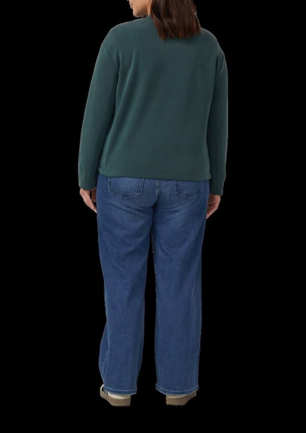 Oversized Scuba-Jacke mit verstellbarem Saum