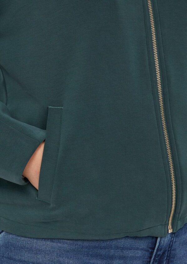 Oversized Scuba-Jacke mit verstellbarem Saum