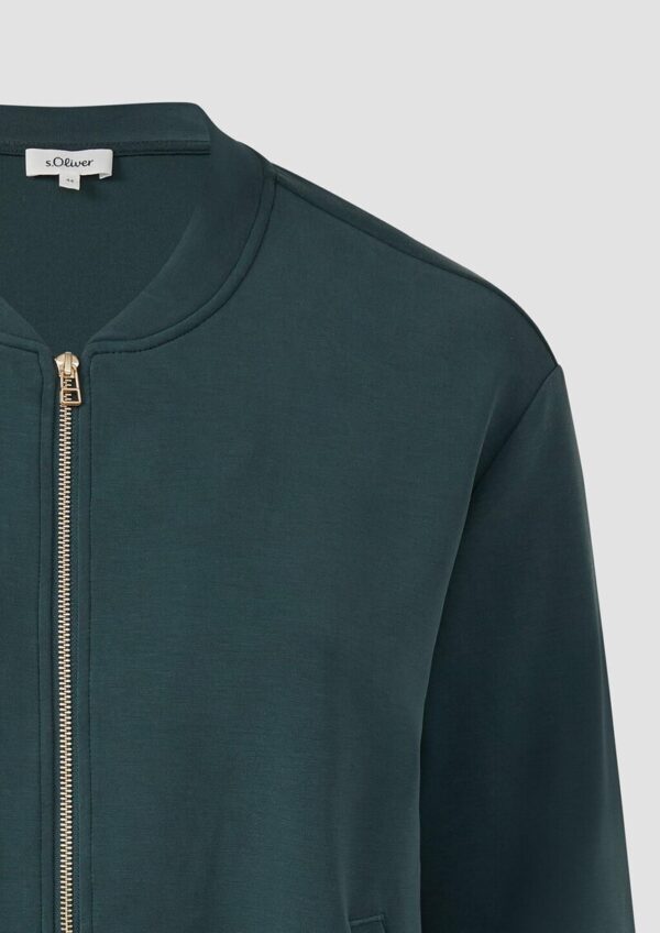 Oversized Scuba-Jacke mit verstellbarem Saum