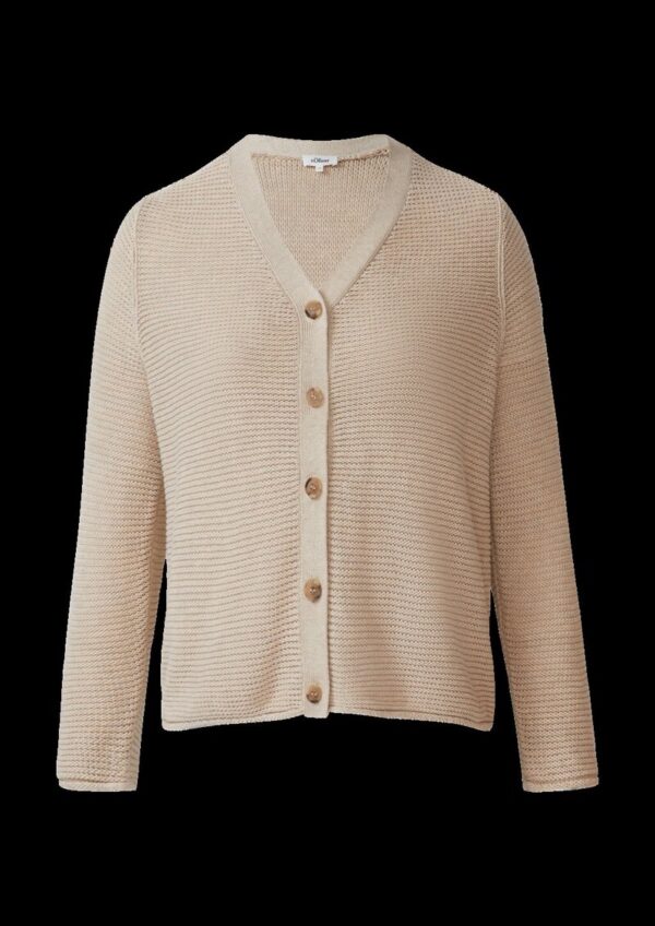 Strickpullover mit Knopfleiste