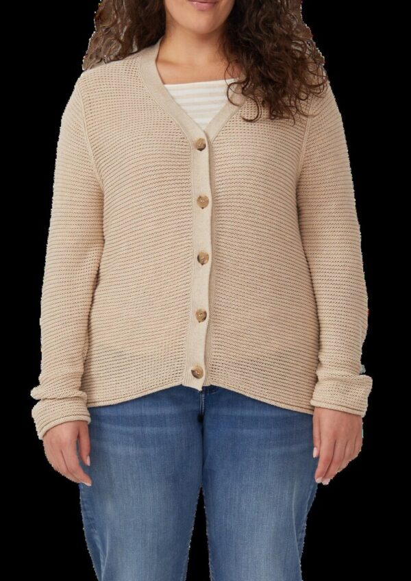 Strickpullover mit Knopfleiste