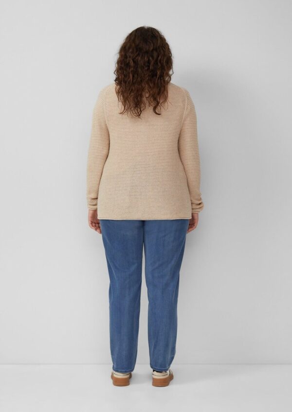 Strickpullover mit Knopfleiste