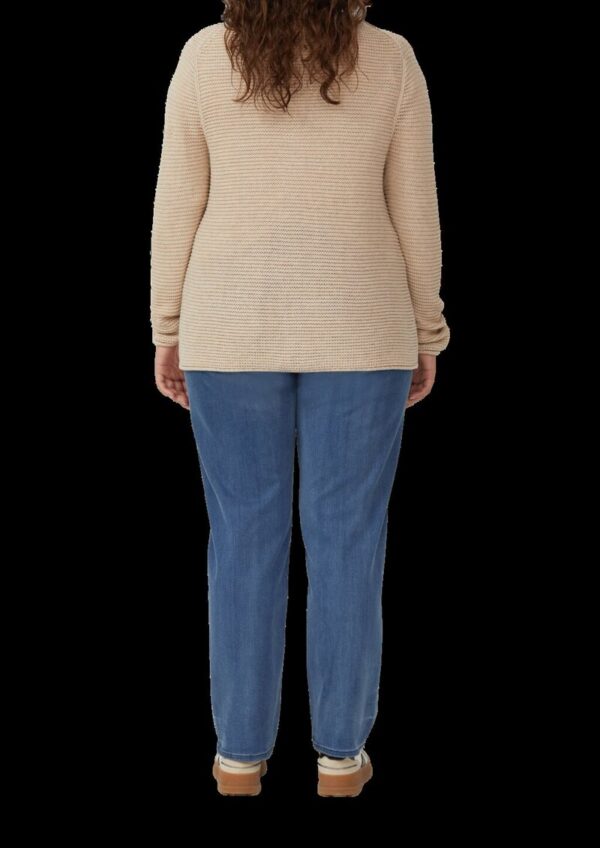 Strickpullover mit Knopfleiste