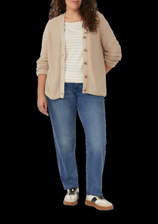 Strickpullover mit Knopfleiste