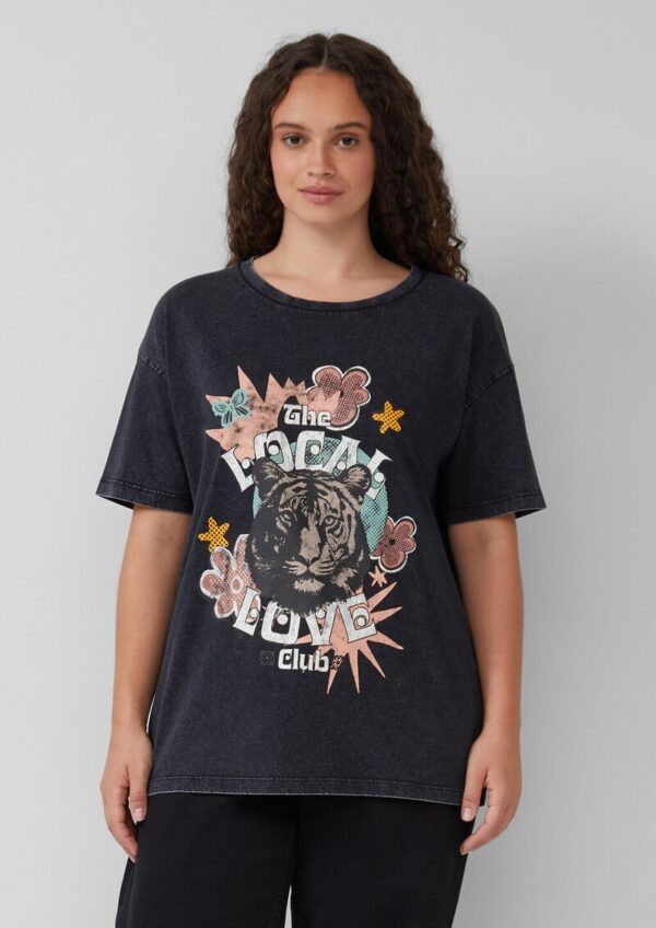 Gewaschenes T-Shirt im Oversized Fit