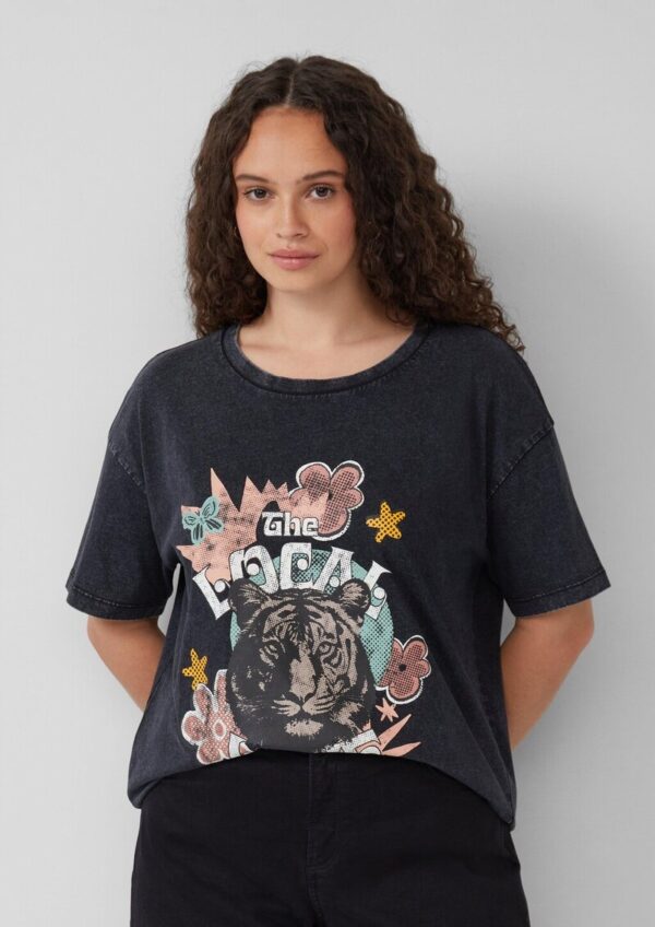 Gewaschenes T-Shirt im Oversized Fit