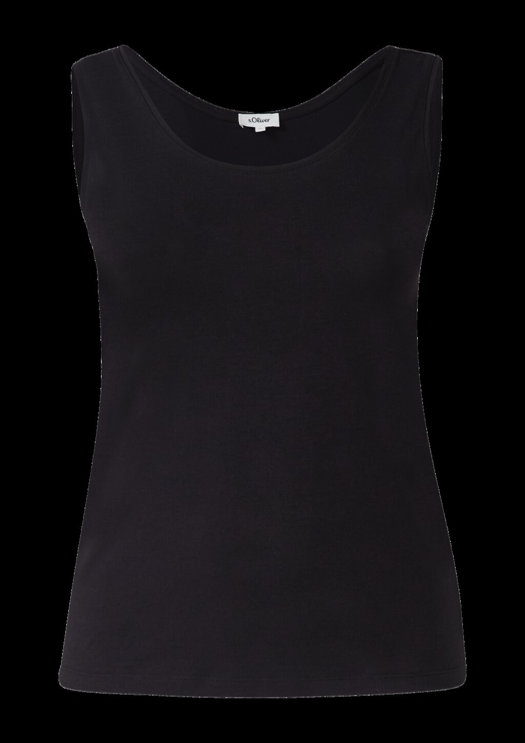 Schmal geschnittenes Tanktop aus Baumwollmix