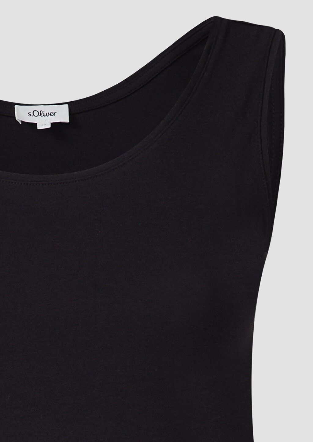 Schmal geschnittenes Tanktop aus Baumwollmix