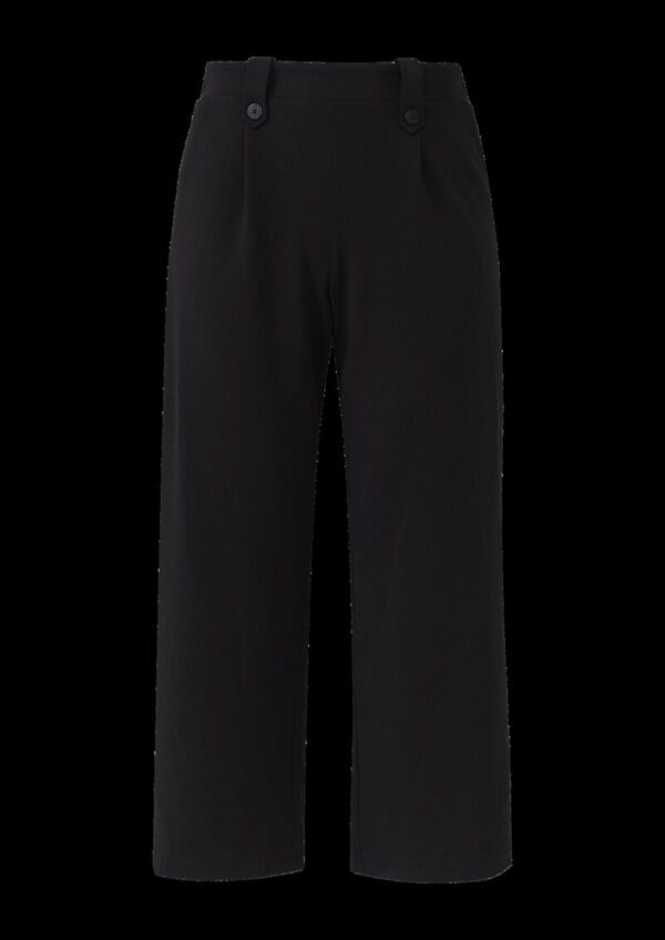 Crêpe-Hose im Relaxed Fit mit Wide Leg