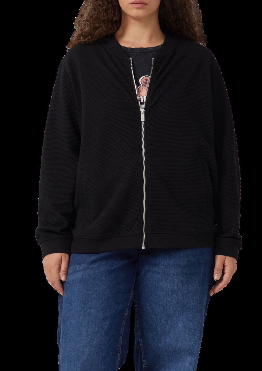 Sweatshirt im Blousonstyle